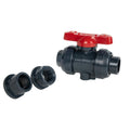 3/4" Socket & Threaded PVC True Union Ball Valve with FKM O-Rings