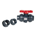1" Socket & Threaded PVC True Union Ball Valve with FKM O-Rings