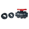 2" Socket & Threaded PVC True Union Ball Valve with FKM O-Rings