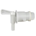3/4" White NPT Narrow Neck Spigot with 7/16" Outlet