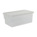 Clear Stowaway® Box with Lid - 8" L X 13-1/2" W X 5-1/2" Hgt.