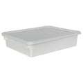 White Stowaway® Letter Box with Lid - 13-1/2" L x 10-1/2" W x 3" Hgt.