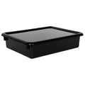 Black Stowaway® Letter Box with Lid - 13-1/2" L x 10-1/2" W x 3" Hgt.