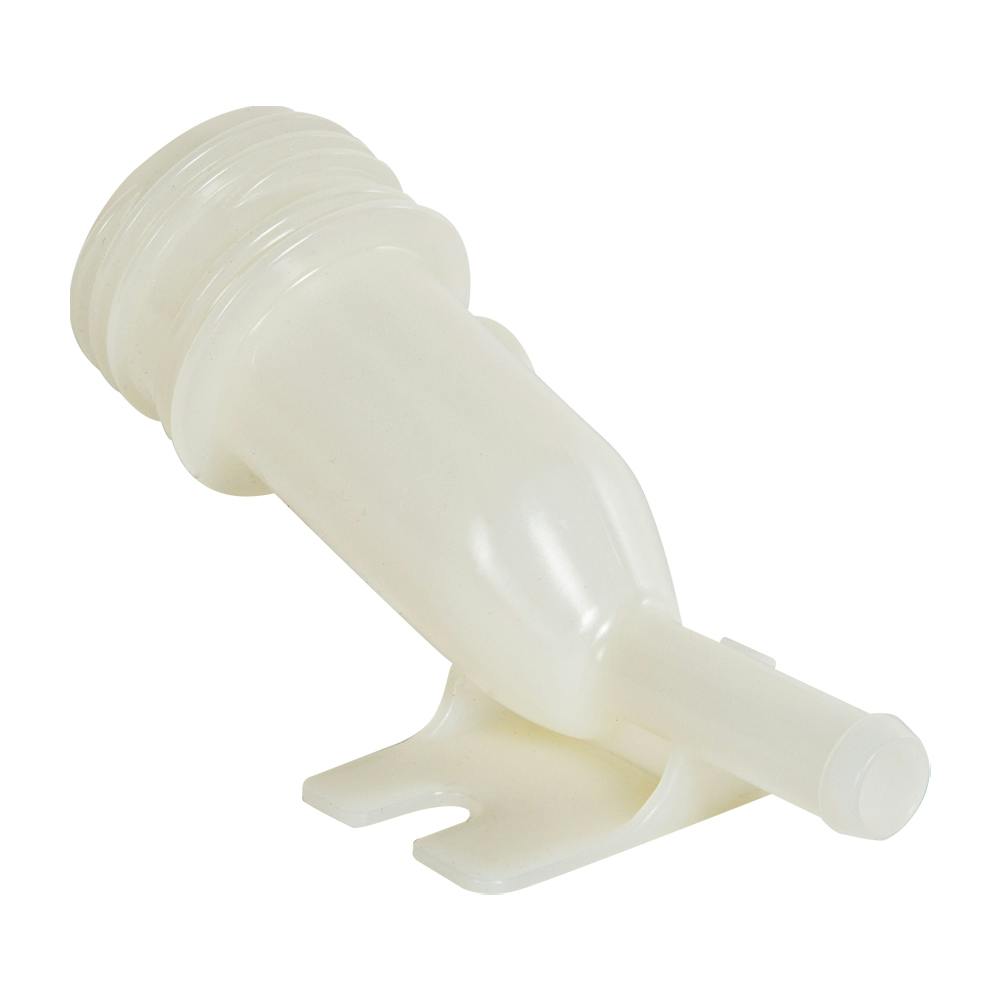 2.25" Neck Dia. Natural HDPE Injection-Molded Remote Filler Spout with 0.625" Outlet (Cap Sold Separately)