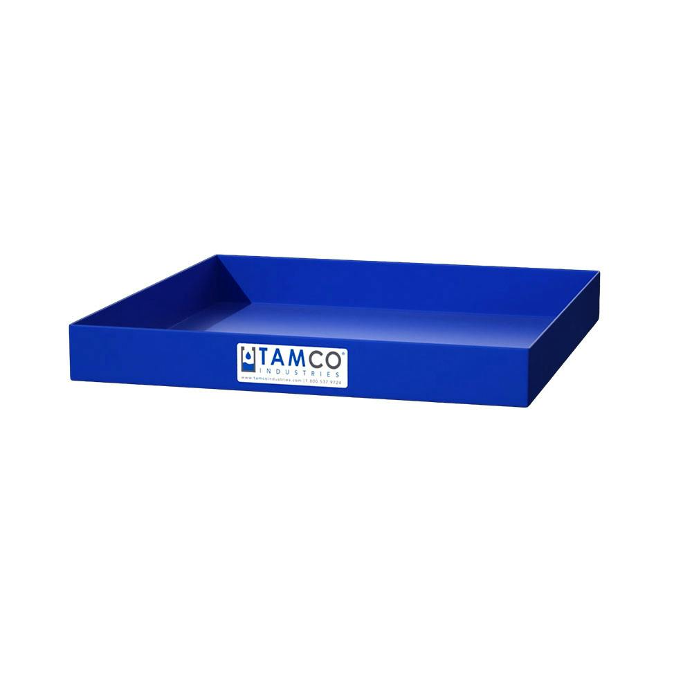 24" L x 24" W x 3" Hgt. Blue Tamco® Tray