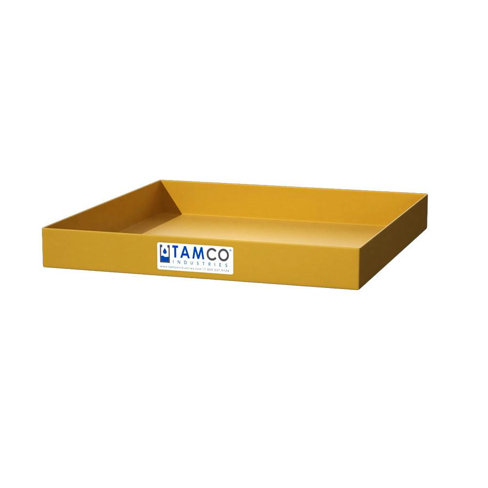 24" L x 24" W x 3" Hgt. Yellow Tamco® Tray
