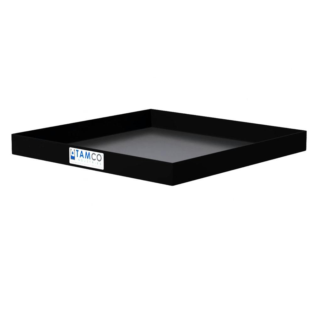 30" L x 30" W x 3" Hgt. Black Tamco® Tray