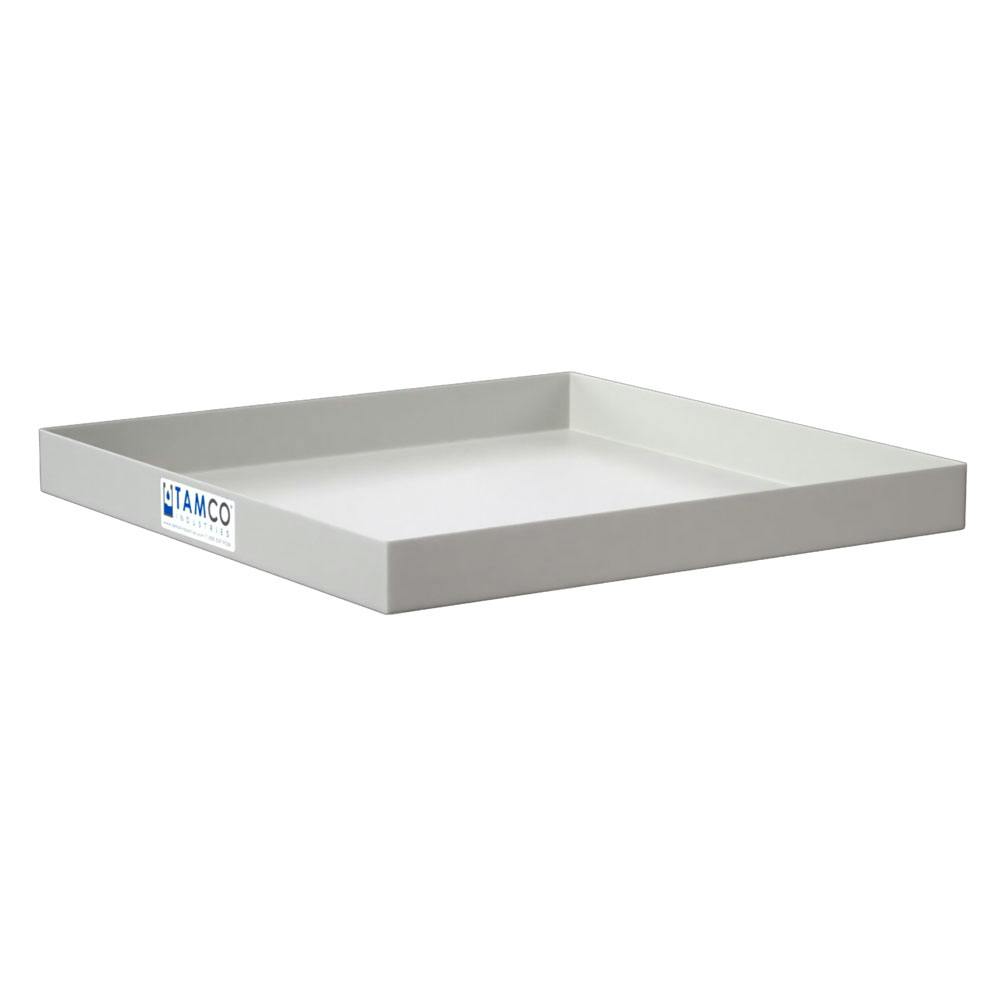30" L x 30" W x 3" Hgt. White Tamco® Tray