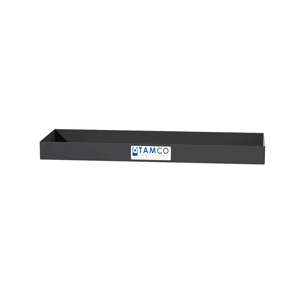 36" L x 12" W x 3" Hgt. Slate Gray Tamco® Tray