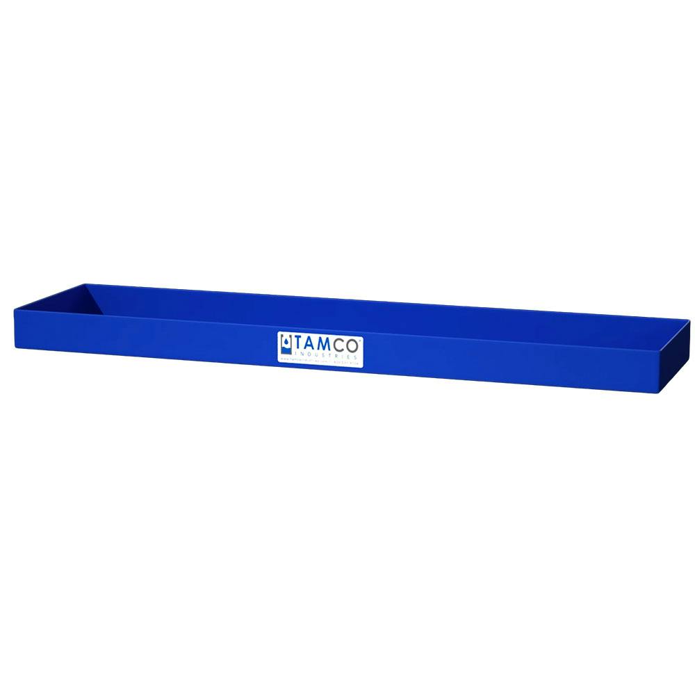 48" L x 12" W x 3" Hgt. Blue Tamco® Tray