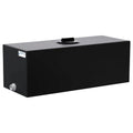 15 Gallon Black LLDPE Rectangular Utility Tamco® Tank with 4" Lid & 3/4" FNPT Fitting & 2-1/2-Gallon Graduations - 30-1/2" L x 12-1/2" W x 11" Hgt.
