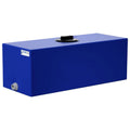 15 Gallon Blue LLDPE Rectangular Utility Tamco® Tank with 4" Lid & 3/4" FNPT Fitting & 2-1/2-Gallon Graduations - 30-1/2" L x 12-1/2" W x 11" Hgt.