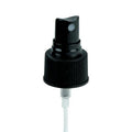 24/410 Black Ribbed Finger Sprayer - 5-1/4" Dip Tube & 0.16mL Output