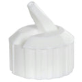 28/400 White Polypropylene Flip-Top Dispensing Cap
