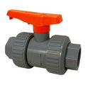 1/2" Threaded/Socket PVC Tru-Bloc® Ball Valve with FKM O-Rings