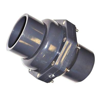 3/4" Gray Socket PVC Swing Check Valve