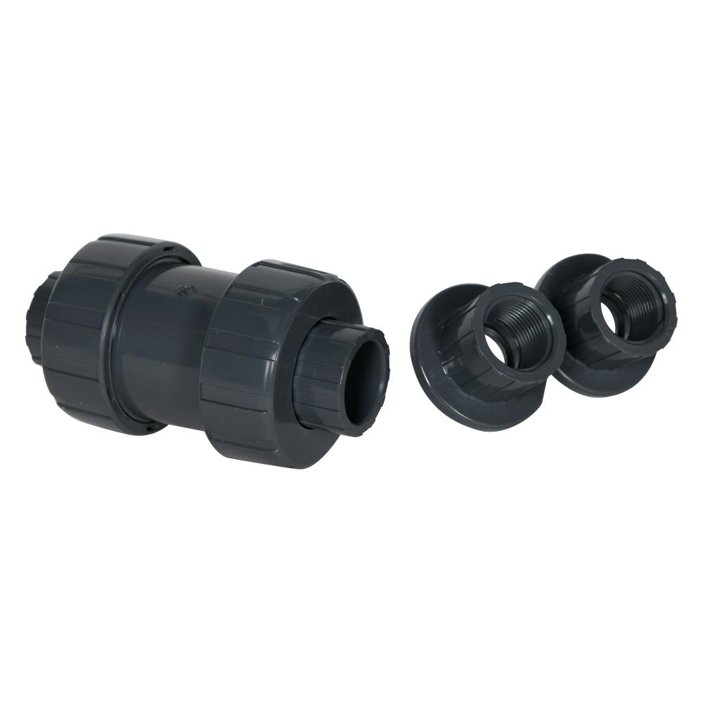 1" Threaded/Socket TC Series PVC True Union Ball Check Valve