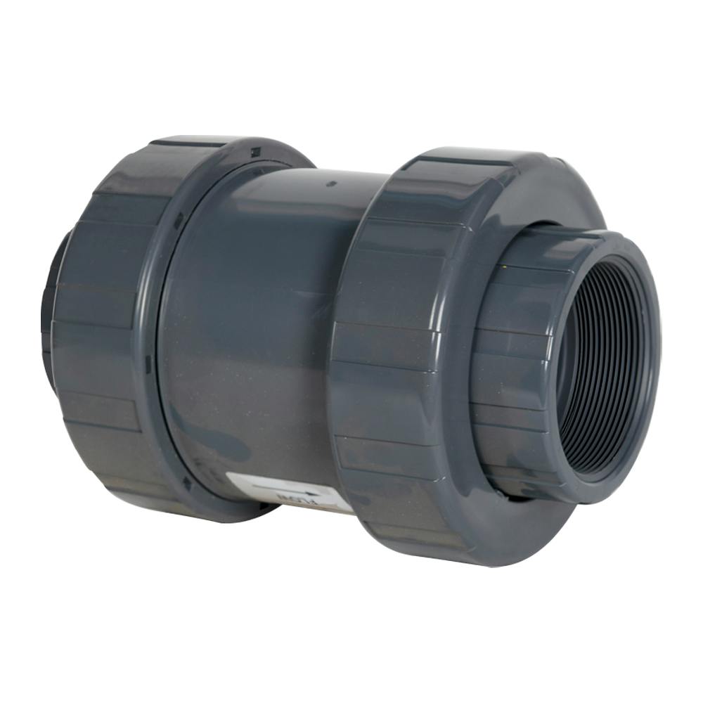 4" Threaded TC Series PVC True Union Ball Check Valve