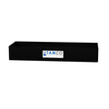 18" L x 6" W x 3" Hgt. Black Tamco® Tray