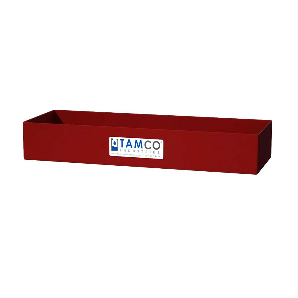 18" L x 6" W x 3" Hgt. Red Tamco® Tray