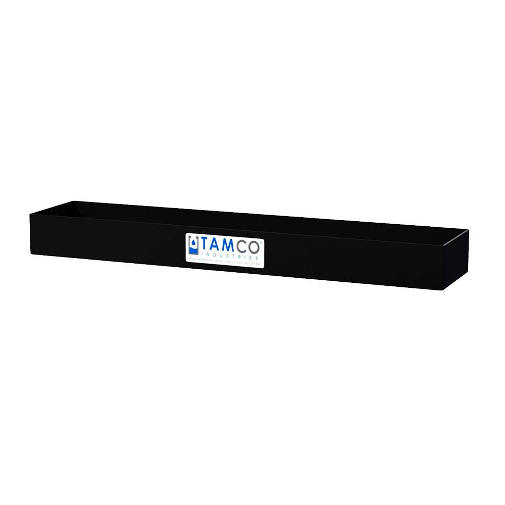 30" L x 6" W x 3" Hgt. Black Tamco® Tray