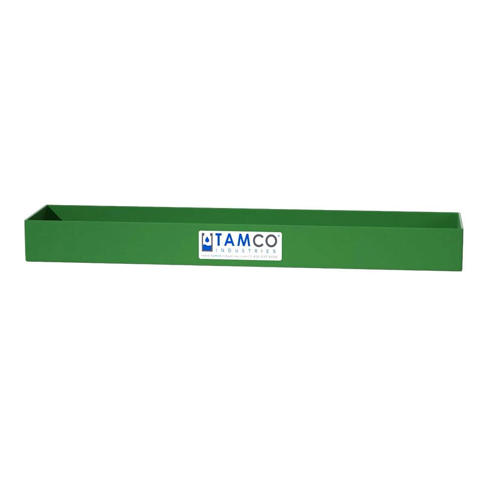 30" L x 6" W x 3" Hgt. Green Tamco® Tray