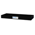 30" L x 12" W x 3" Hgt. Black Tamco® Tray