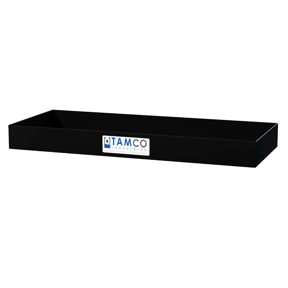 30" L x 12" W x 3" Hgt. Black Tamco® Tray
