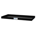 48" L x 24" W x 3" Hgt. Black Tamco® Tray