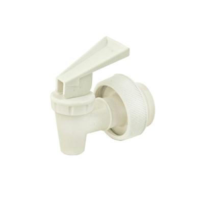 38mm HFSS No-Drip® White Polypropylene Spigot with Washer