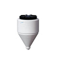 7 Gallon Tamco® Cone Bottom Tank with 60° Cone Angle & 3/4" FPT Boss Fitting (Full Drain) - 14" Dia. x 22-3/4" Hgt. (Stand sold separately)