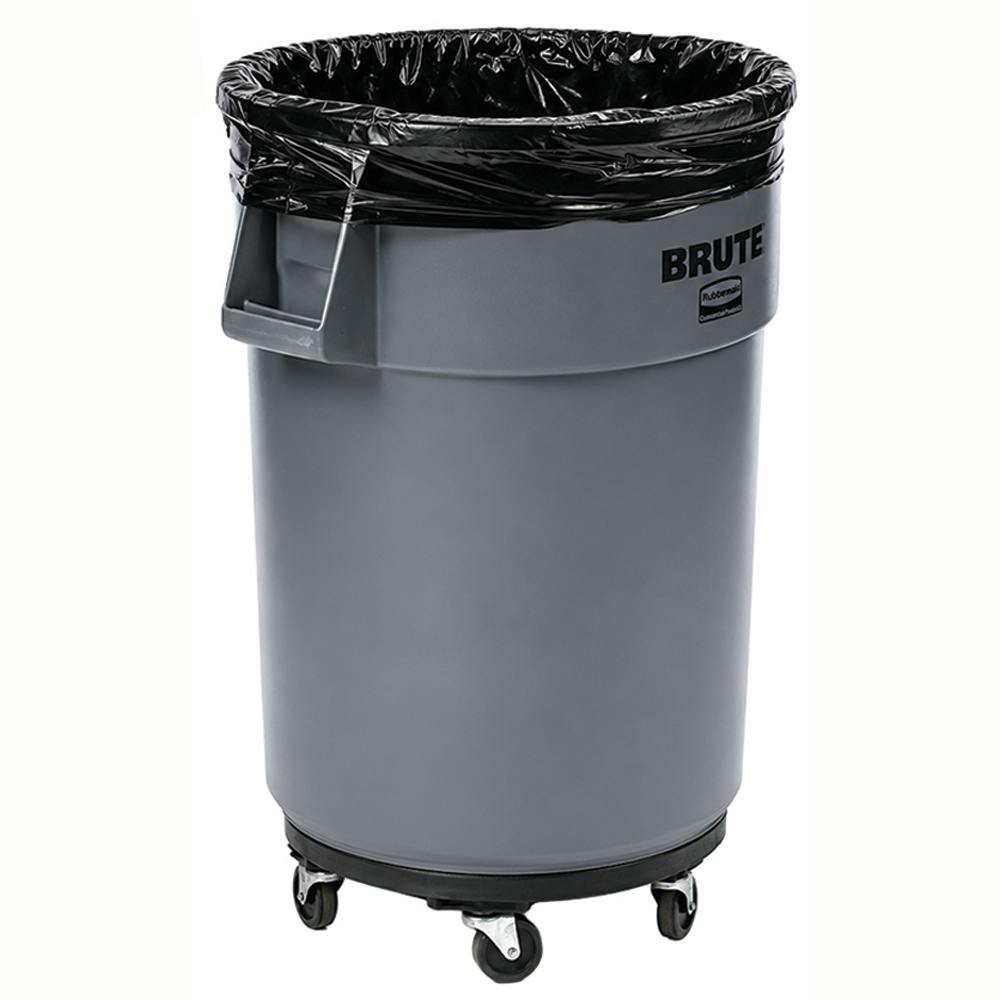 40" W x 48" L x 4 mil Thick Black LLDPE Heavy Duty Can Liners - Case of 50