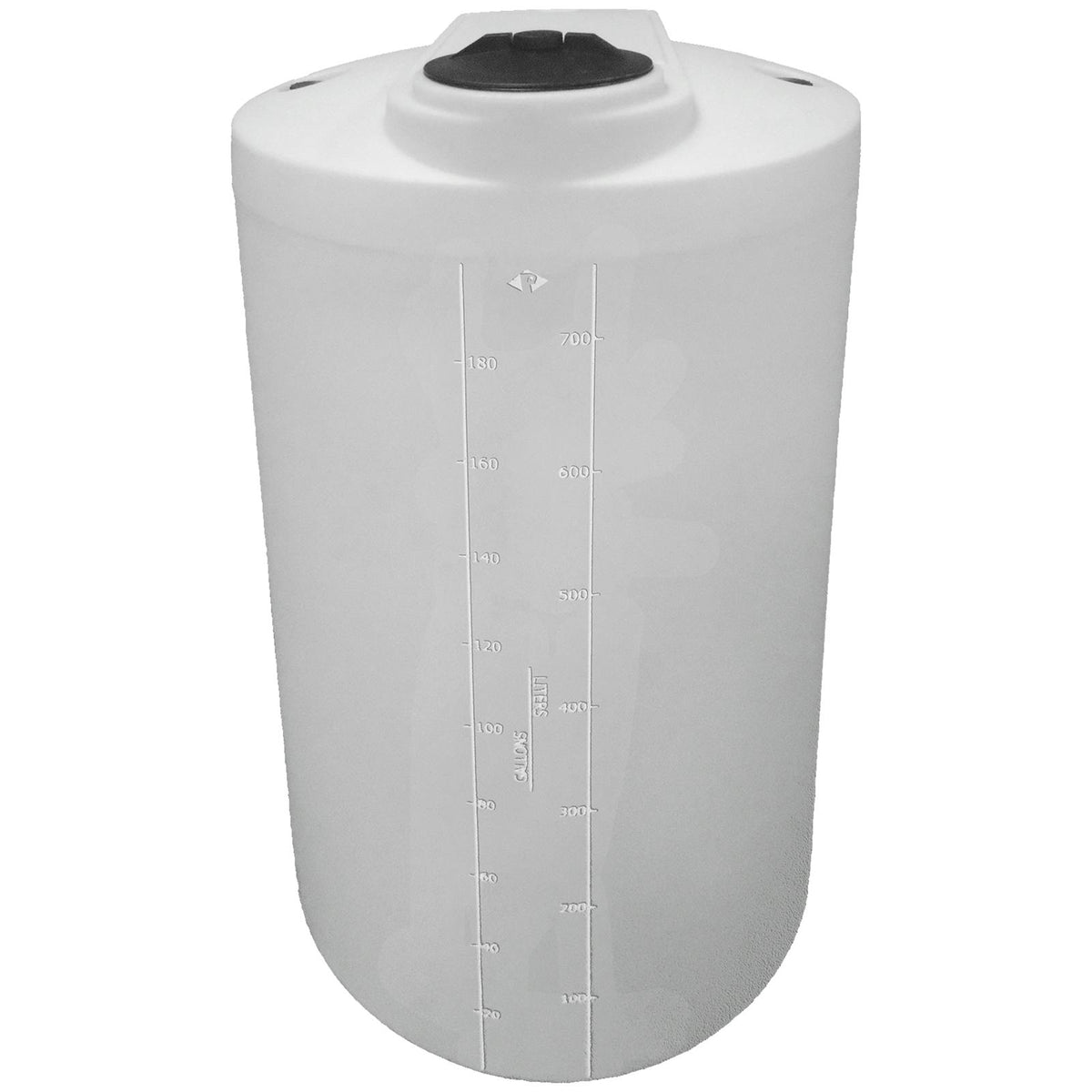 200 Gallon Natural MDLPE ProChem® Process Chemical Tank (1.5 Specific Gravity) with 8" Lid - 34" Dia. x 61" Hgt.