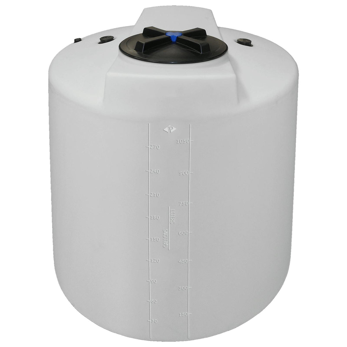 300 Gallon Tan XLPE ProChem® Process Chemical Tank (1.9 Specific Gravity) with 16" Lid - 48" Dia. x 51-1/2" Hgt.