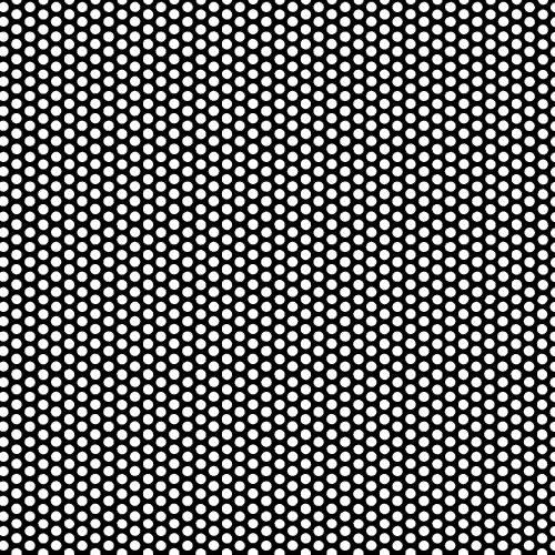 1/16" x 24" x 48" Gray PVC Perforated Sheet with Staggered Rows - 1/8" Holes on 3/16" Centers