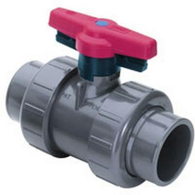 1" PVC Valve w/ EPDM with Threaded/Socket End Connectors