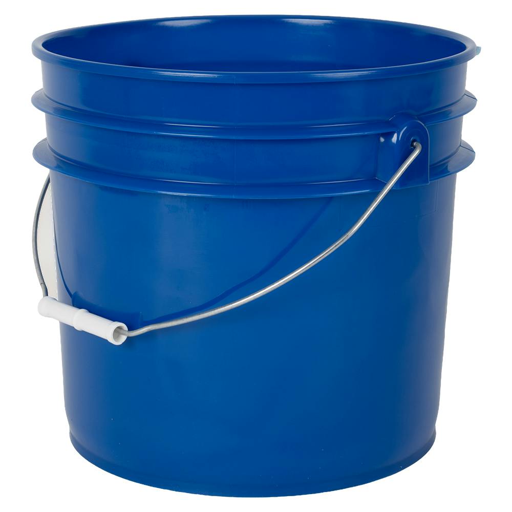 3-1/2 Gallon Blue Bucket