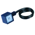 ISO2+ 6-24v AC/DC 50/60Hz Dual Ground Solenoid Valve Connector