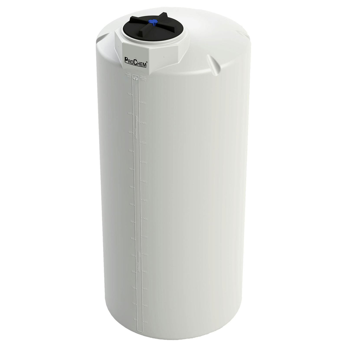 750 Gallon Tan XLPE ProChem® Process Chemical Tank (1.9 Specific Gravity) with 16" Lid - 48" Dia. x 112" Hgt.
