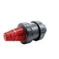 3" Socket Gray PVC True Union Check Valve with EPDM O-Ring