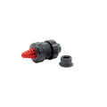 1/2" Threaded/Socket Gray PVC True Union Check Valve with FKM O-Ring