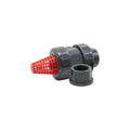 1-1/4" Threaded/Socket Gray PVC True Union Check Valve with FKM O-Ring