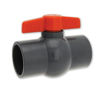 2" Socket Gray Hayward® QVC Series Compact PVC Ball Valve