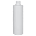 8 oz. White PVC Cylindrical Bottle with 24/410 Neck (Cap Sold Separately)