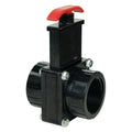 1-1/2" FIP x FIP Black ABS Knife Gate Valve