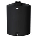 425 Gallon Tamco® Vertical Black PE Tank with 12-1/2" Lid & 2" Fitting - 48" Dia. x 66" Hgt.