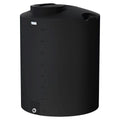 425 Gallon Tamco® Vertical Black PE Tank with 16" Lid & 2" Fitting - 48" Dia. x 66" Hgt.