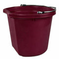 24 Quart Burgundy Flat Buck Bucket