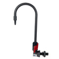 1/2" Wall Mount Gray PVC Gooseneck Faucet with Ball Valve