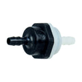 3/16" Hose Barb x 3/16" Hose Barb Series 406 Nylon Check Valve with 0.25 psi Spring & EPDM Seal